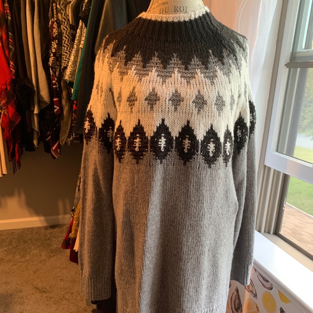 Loft Fair Isle Tunic Sweater